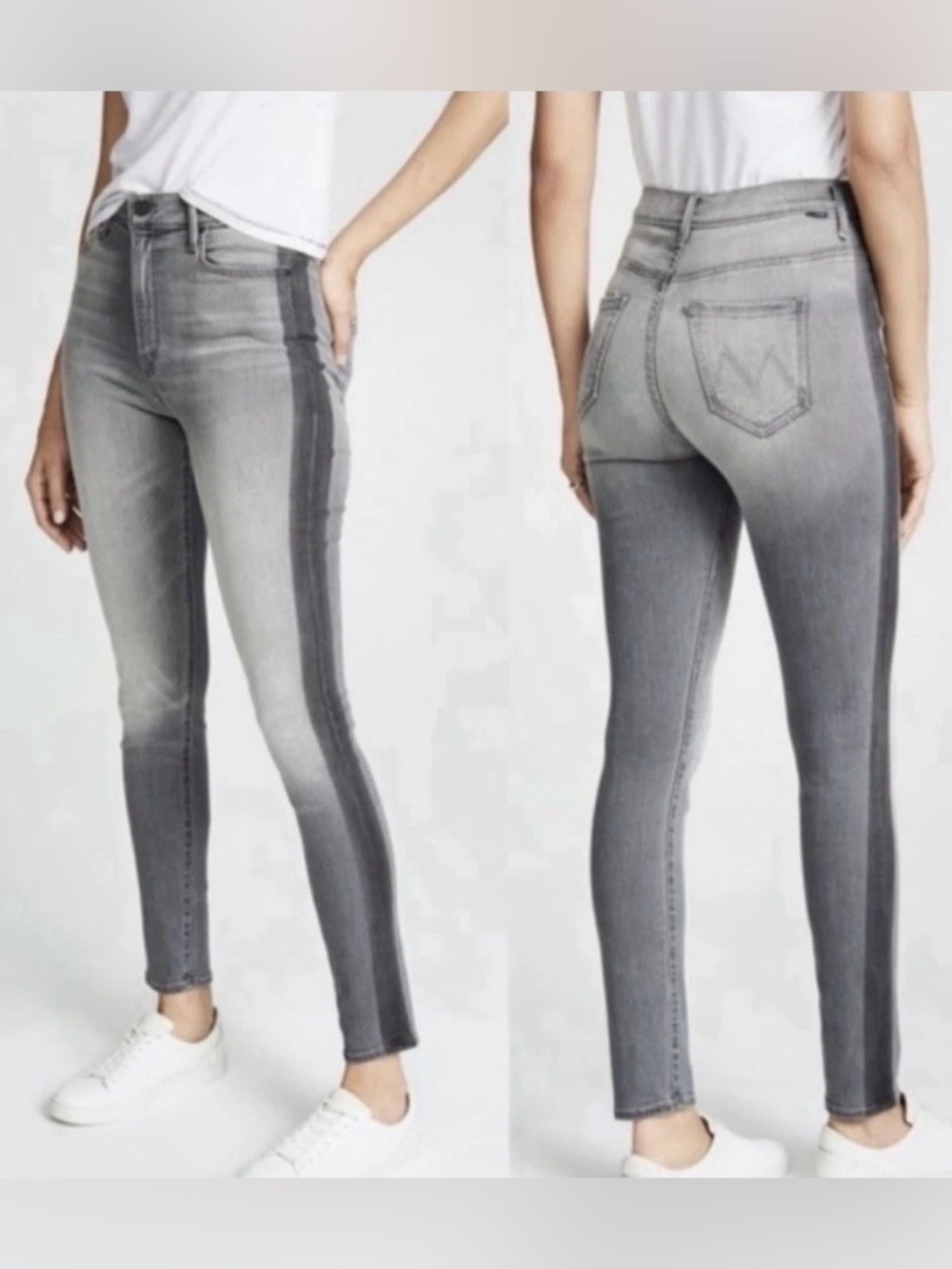 Mother The Swooner Supermoon Stripe jeans 27/31”